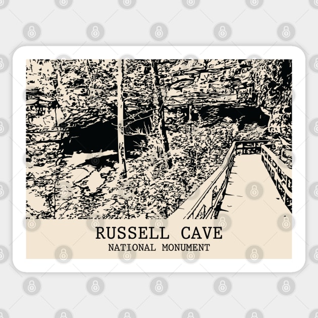 Russell Cave National Monument Sticker by Lakeric